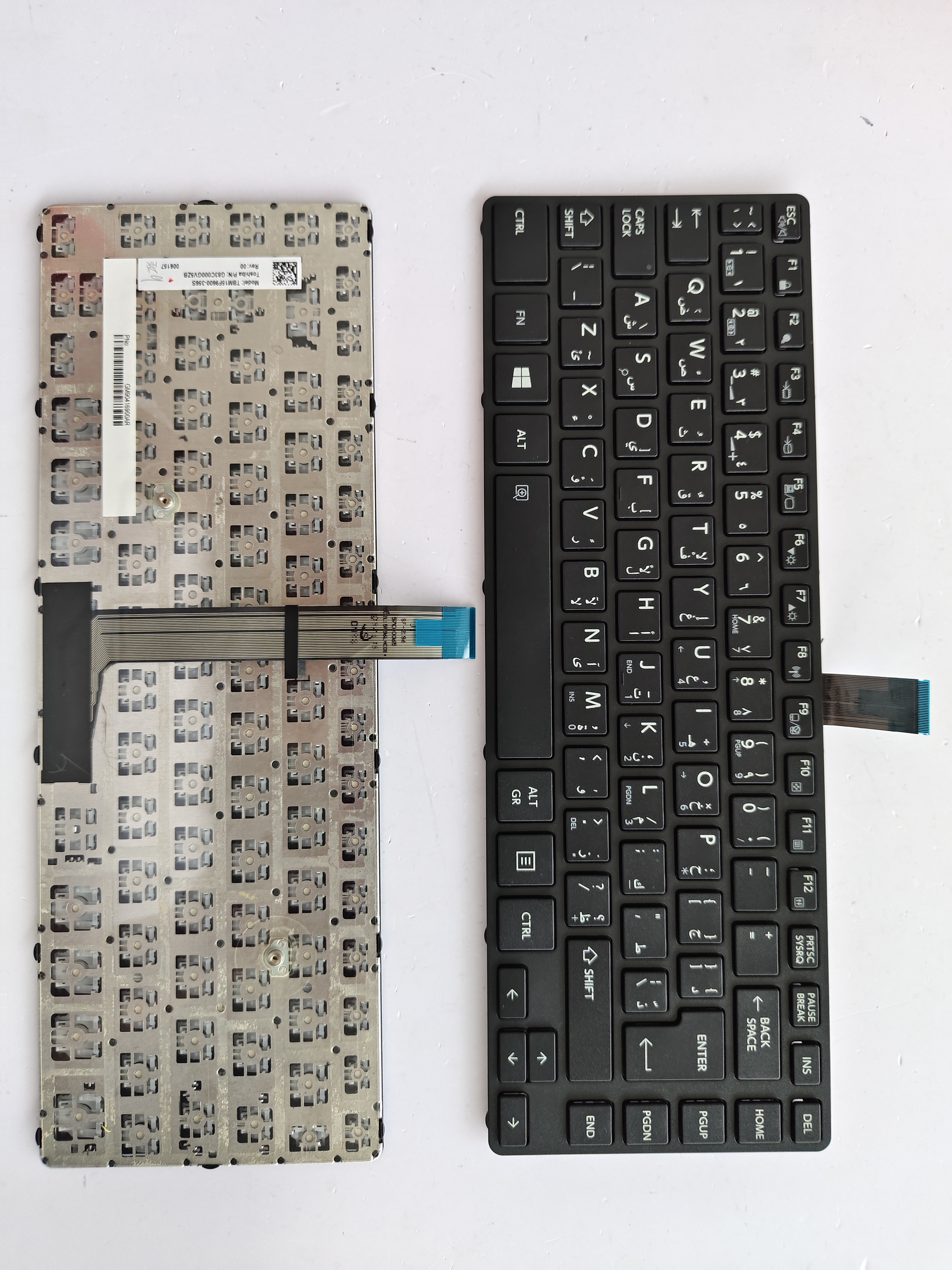 Picture of New Replacement Laptop Keyboard For TOSHIBA R40-C/R30-C/R30T-C/R30-B/R30-30 BLACK FRAME BLACK AR Layout